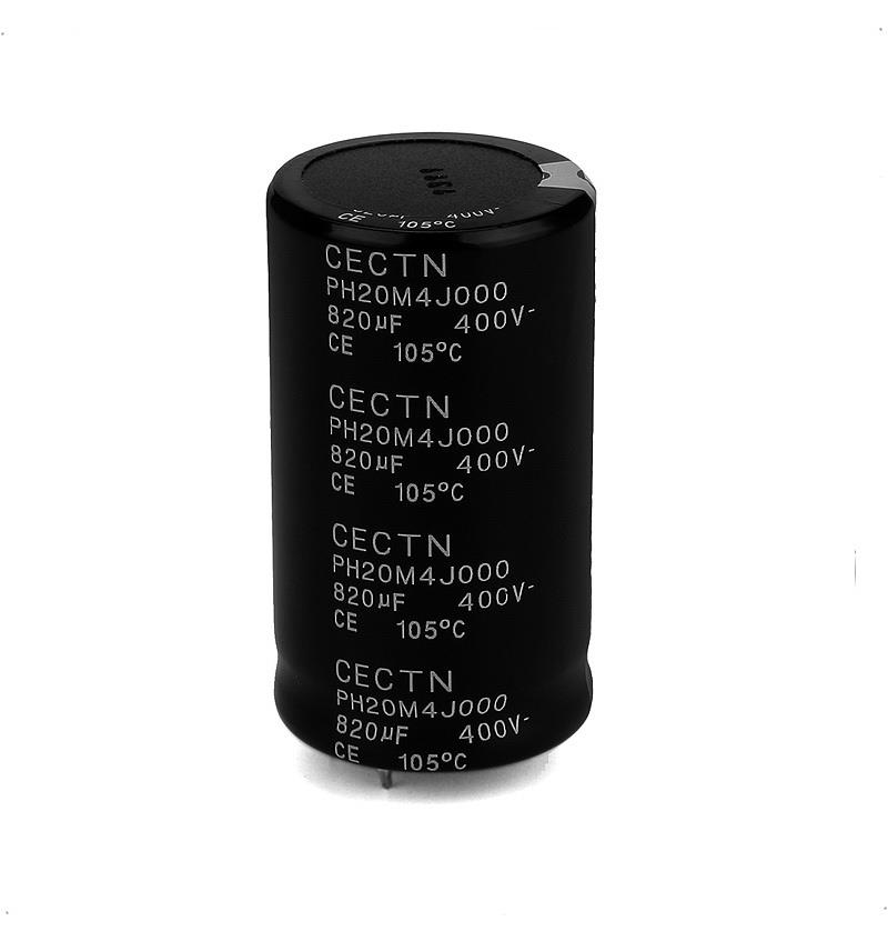 400V 820μF snap-in capacitor